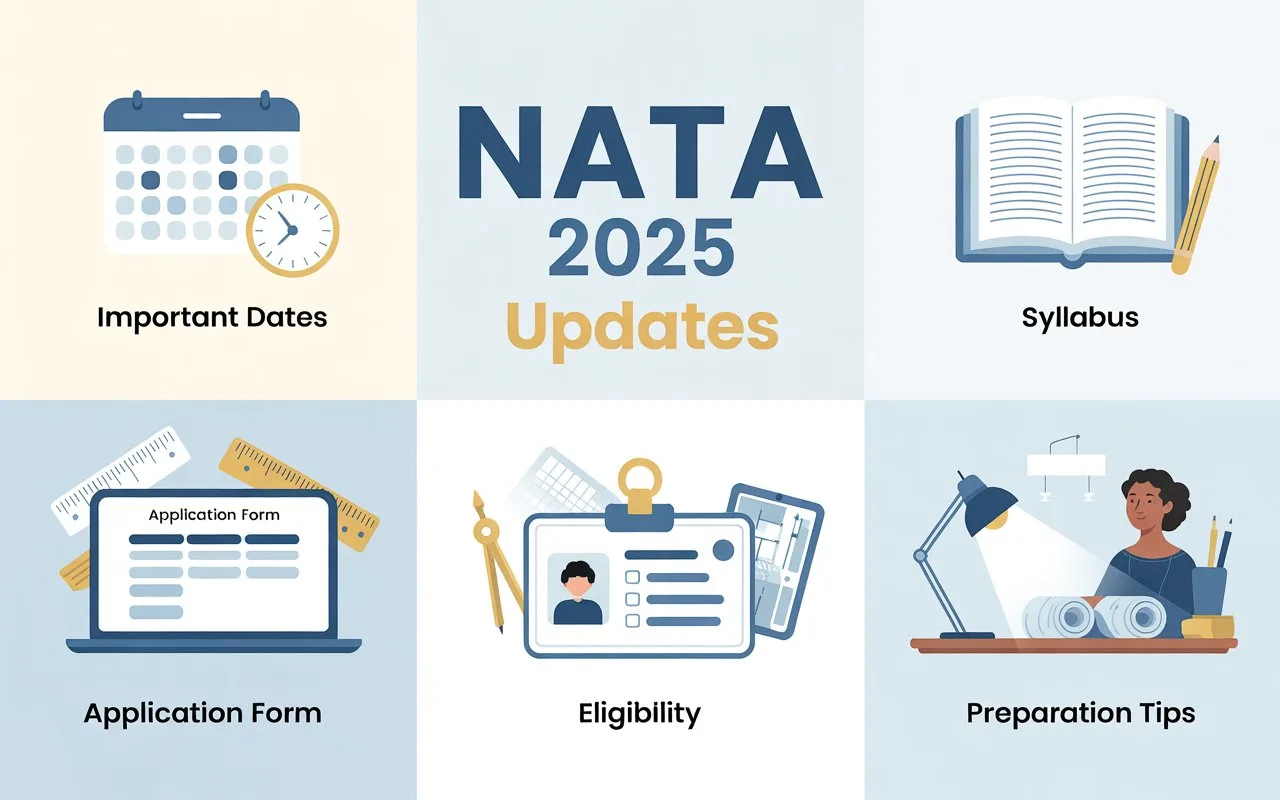 NATA 2025 Updates Important Dates, Syllabus, Application form, Eligibility, and Preparation tips